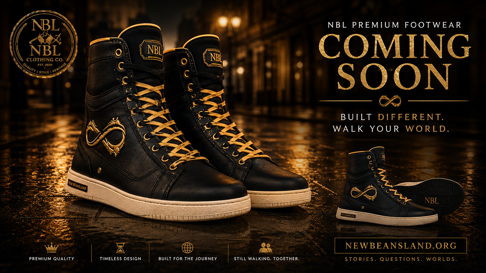 NBL premium high-top footwear