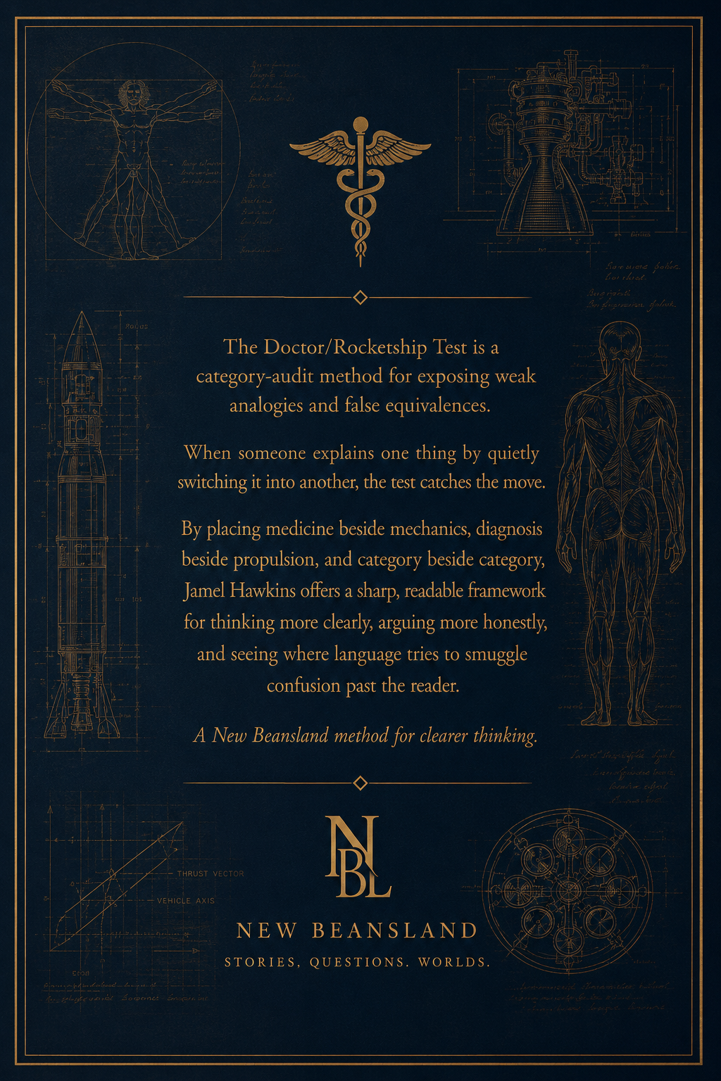 Back cover of The Doctor/Rocketship Test
