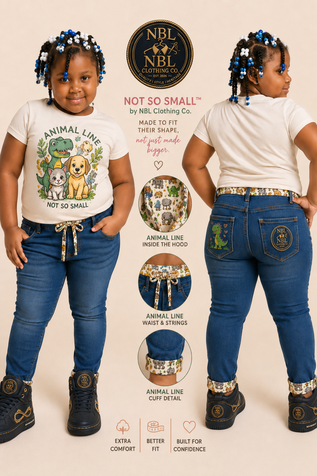 NBL Kids Not So Small Animal Line
